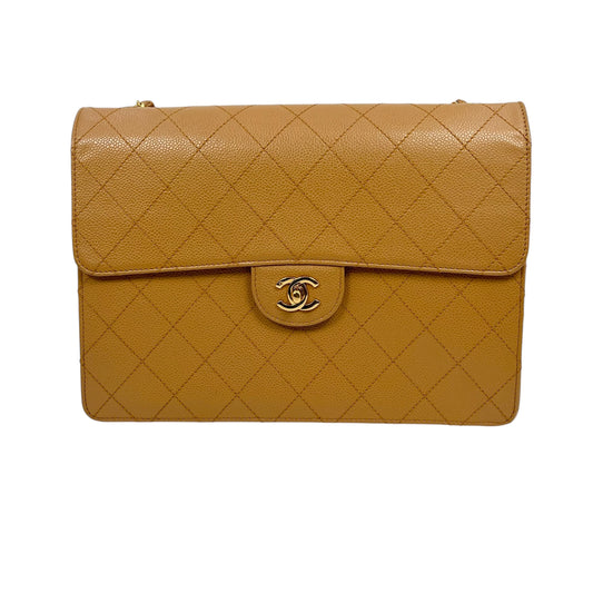 CHANEL Matelasse 30 Caviar Skin Gold Hardware Shoulder Bag
