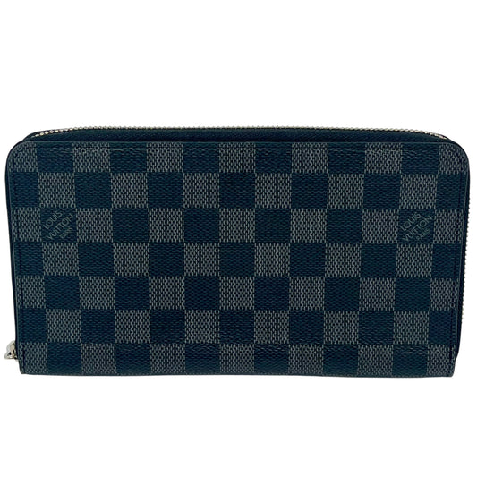 Louis Vuitton Damier Gra Phite Zippy Organizer Long Wallet - Black - CA0148