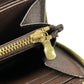 Louis Vuitton Damier Graphite Zippy Long Wallet - Brown - CA2187