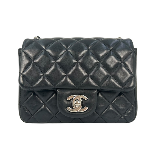 CHANEL Mini Matelasse Chain Shoulder Bag