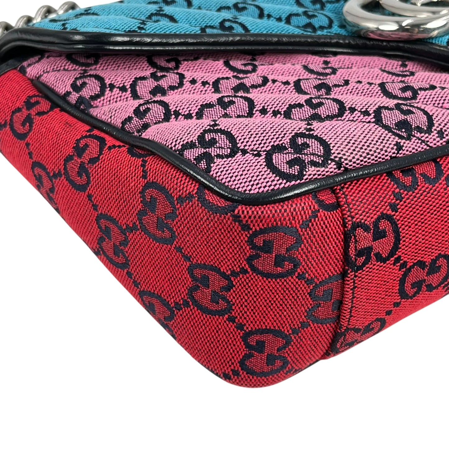 GUCCI GG Marmont Chain Shoulder Bag - Multicolor 