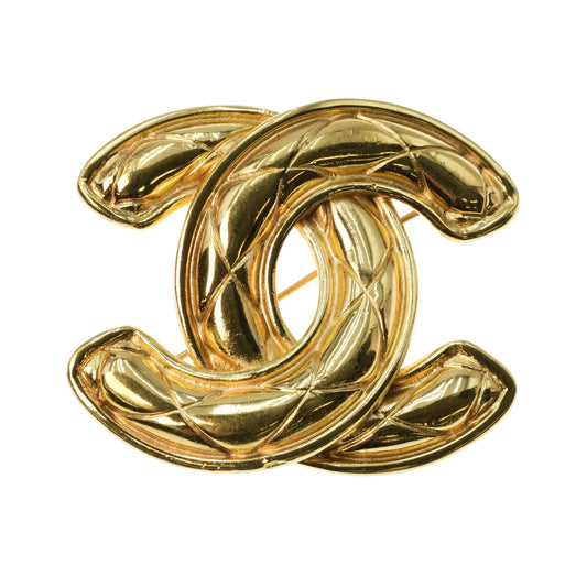 CHANEL CC Logo Brooch Accessories - Gold Plated