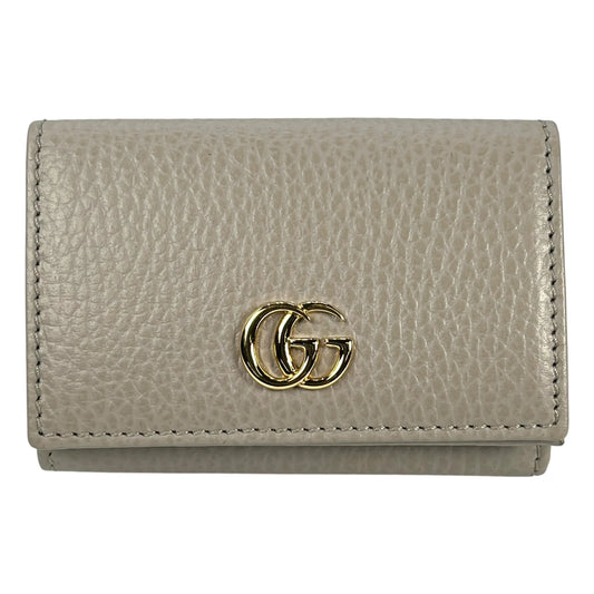 GUCCI Double G Compact Wallet - Gray
