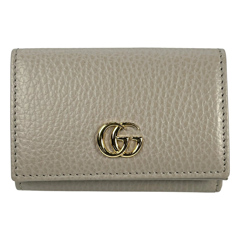 GUCCI Double G Compact Wallet - Gray