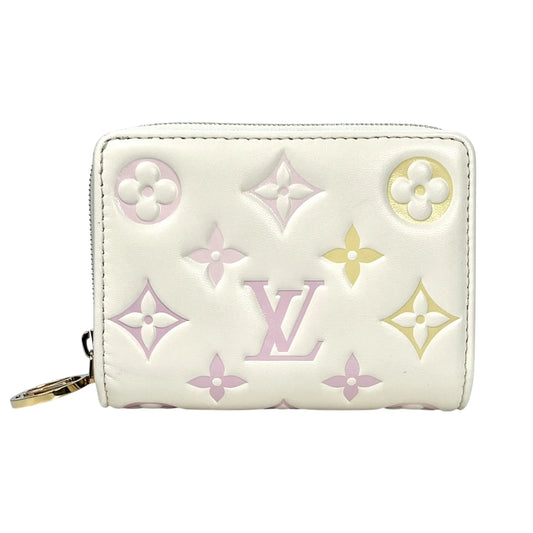 Louis Vuitton Monogram Portefeuille Lou Compact Wallet - White