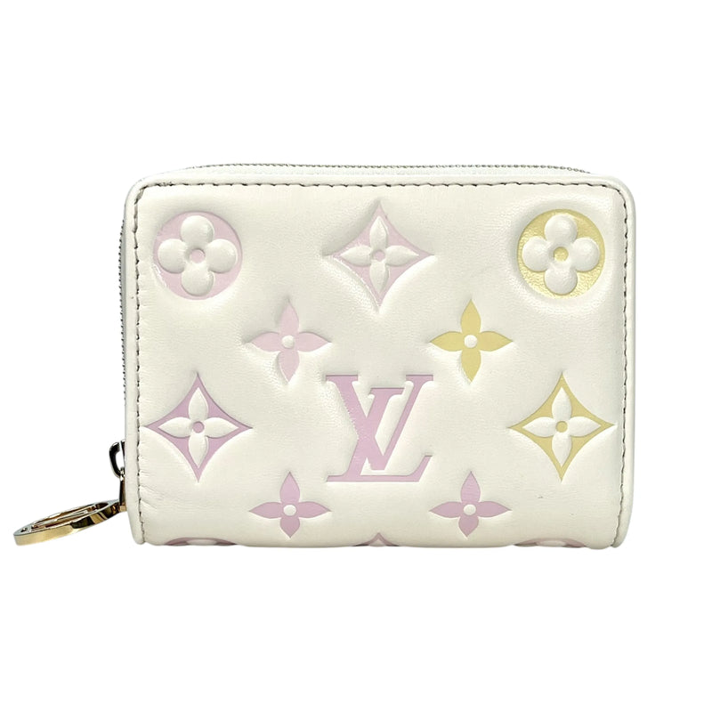 Louis Vuitton Monogram Portefeuille Lou Compact Wallet - White