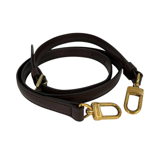 LOUIS VUITTON Leather Shoulder Strap - Darkbrown - 34941