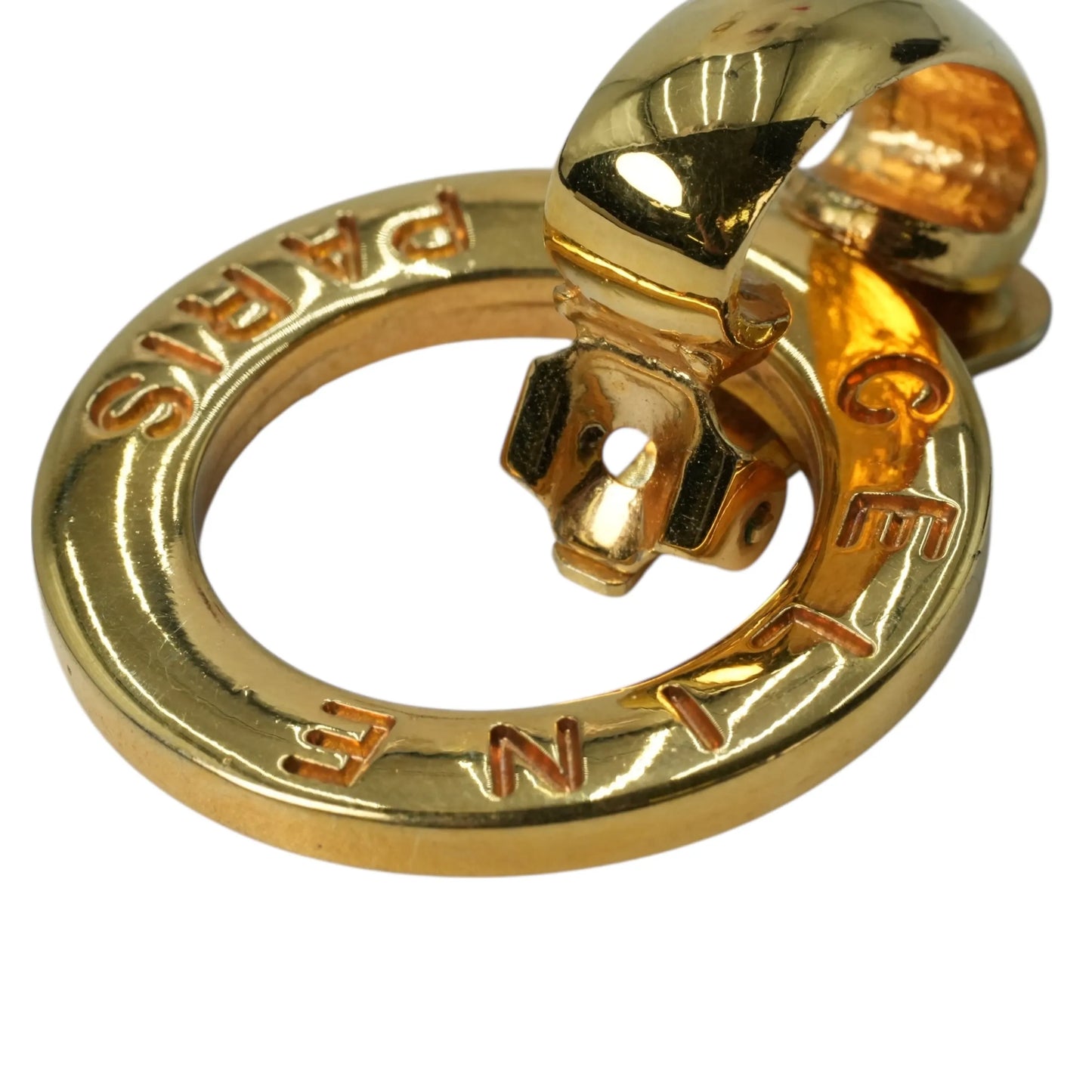 CELINE サークル ロゴ ピアス - GP