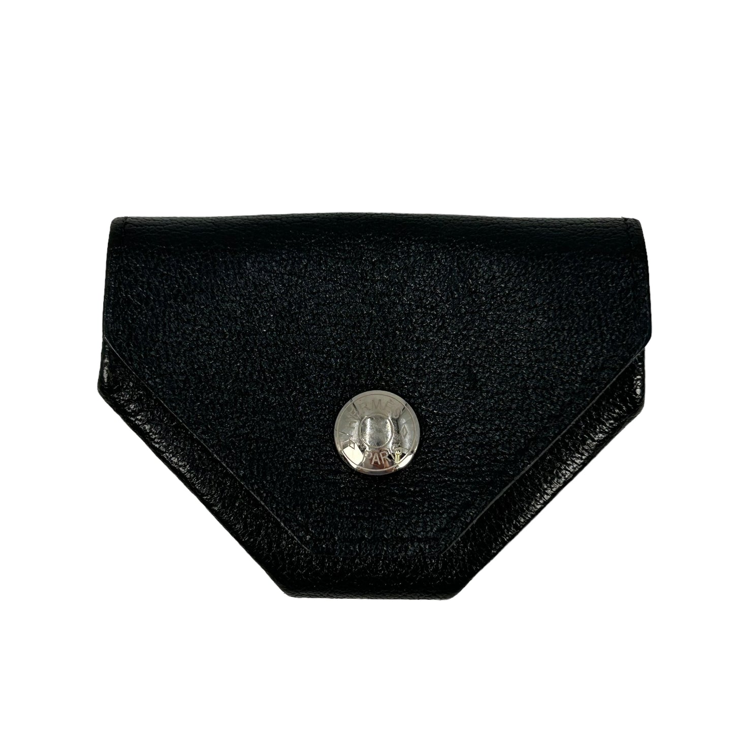 Hermès Levin Quatre Coin Purse Black