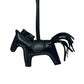HERMES Rodeo Horse Bag Charm PM Black