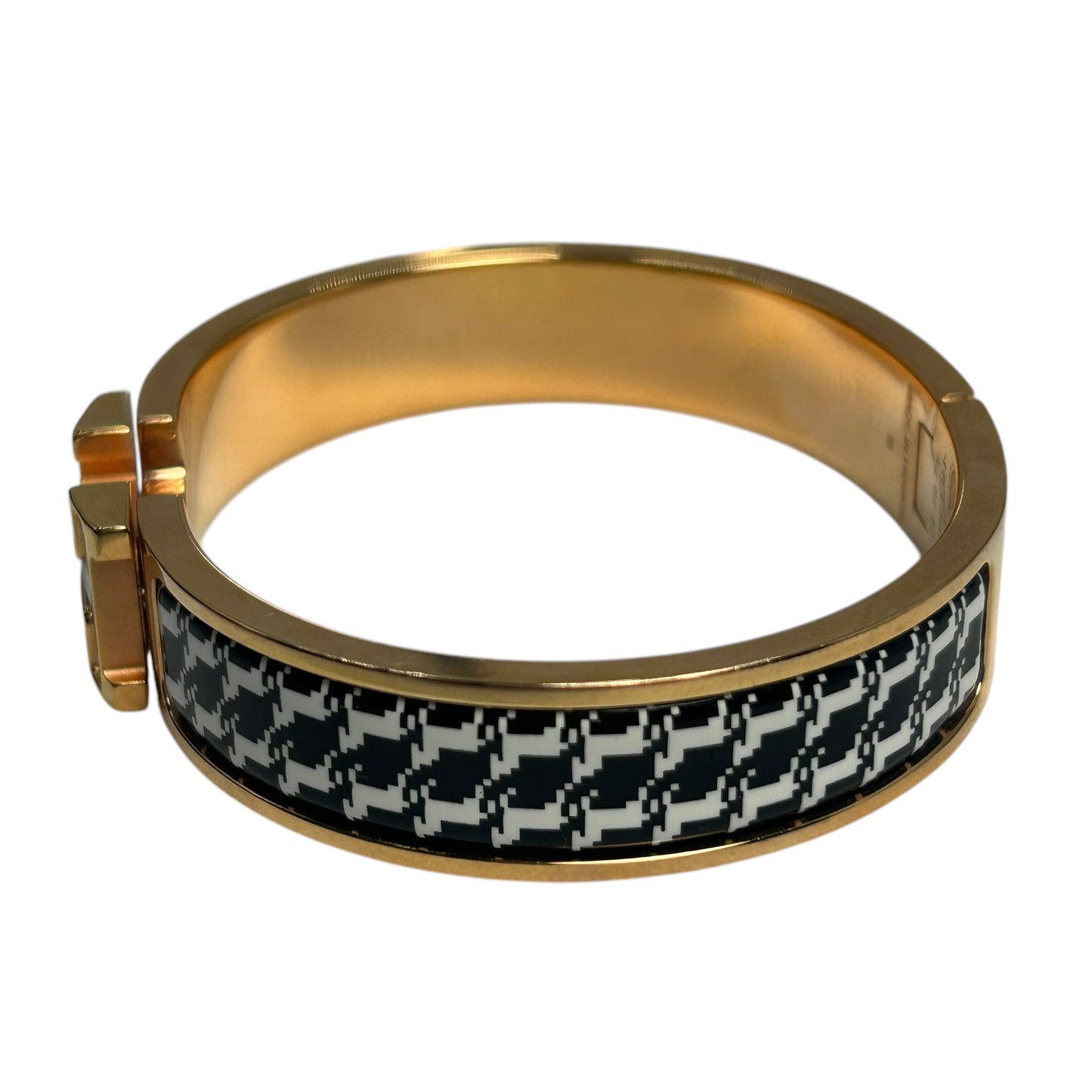 HERMES Clic H Enamel Bracelet Cheval Pixel PM