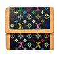 Louis Vuitton Portemone Bie Cult Credit Multicolor Noir