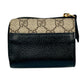 GUCCI GGsupreme×Leather Compact wallet