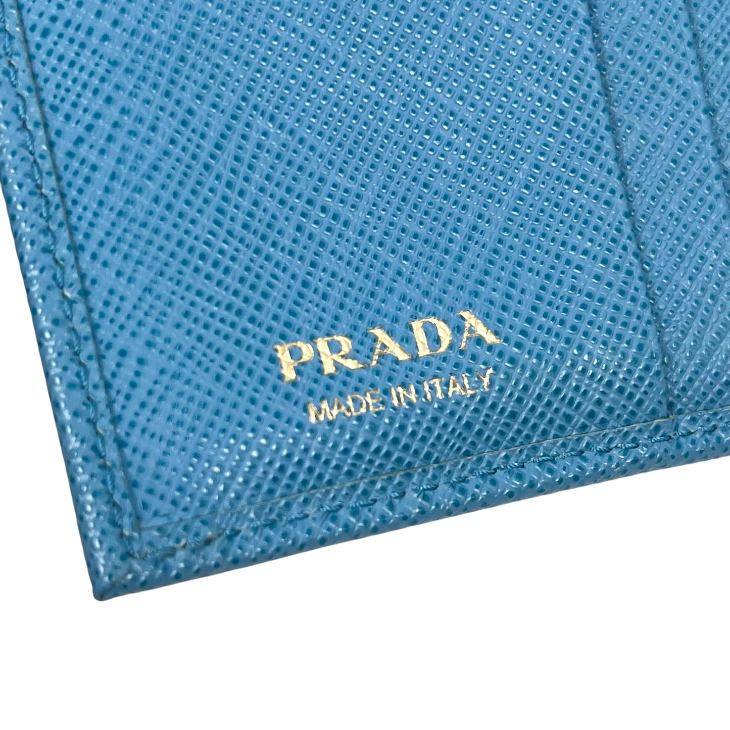 PRADA Saffiano  ribbon Tri-fold wallet