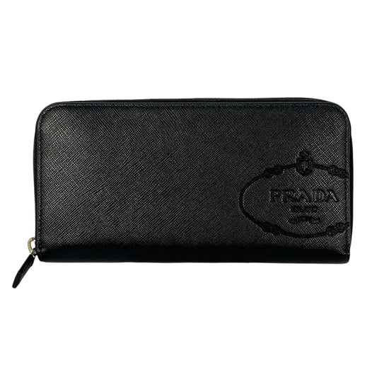 PRADA Saffiano Round Zipper