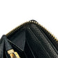 Saint Laurent YSL logo leather Round zip wallet