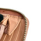 COACH Madison gathered leather zip around wallet