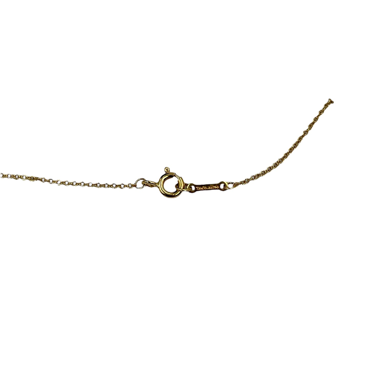Tiffany Olive Leaf Pearl Pendant Necklace