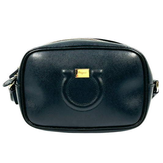 Salvatore Ferragamo Gancini Leather Shoulder Bag