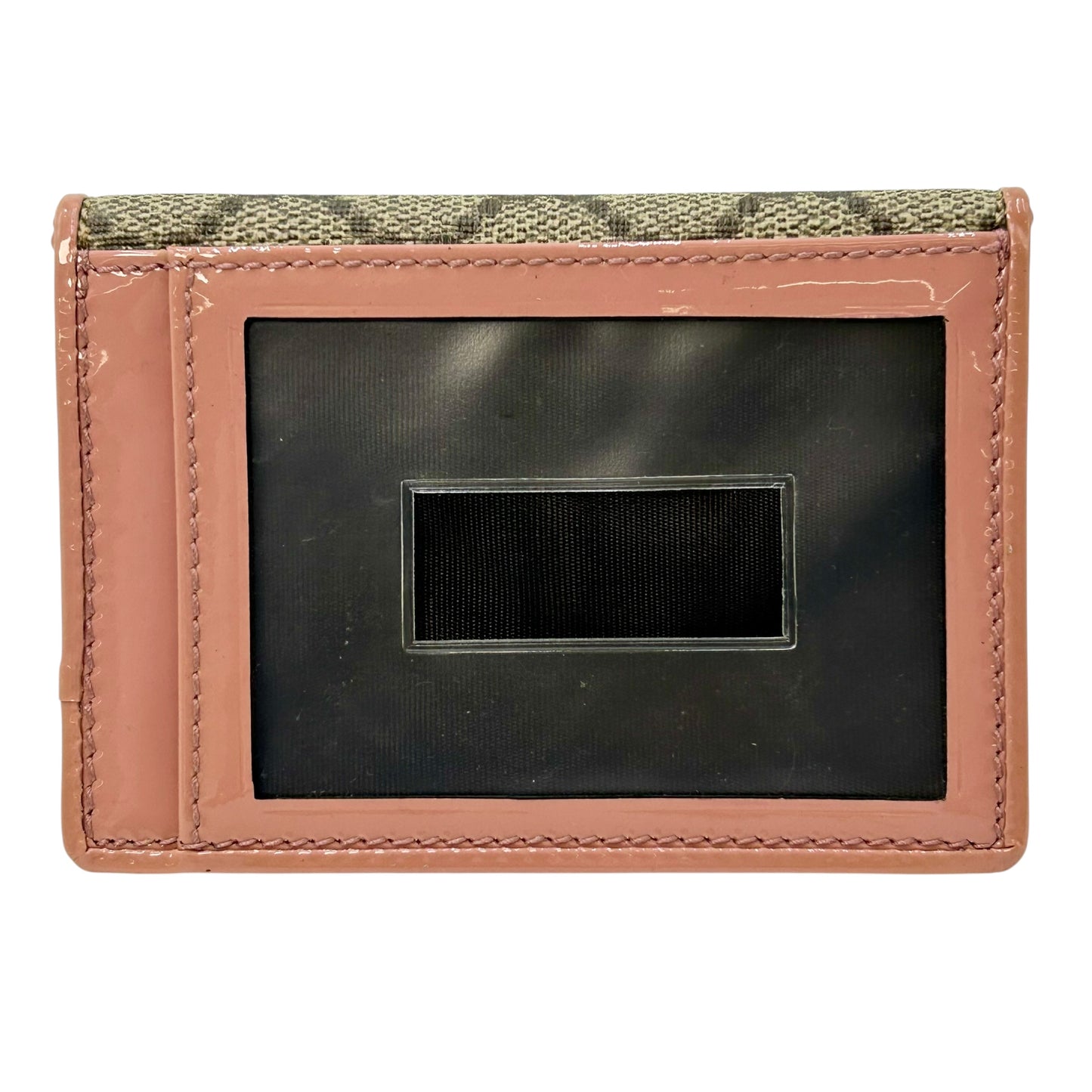 GUCCI GG Supreme Ribbon Card Case