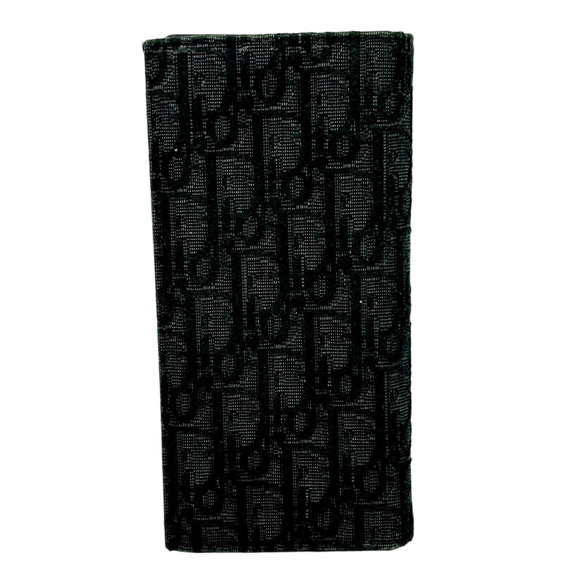 Dior Oblique Vertical Long Wallet - Black
