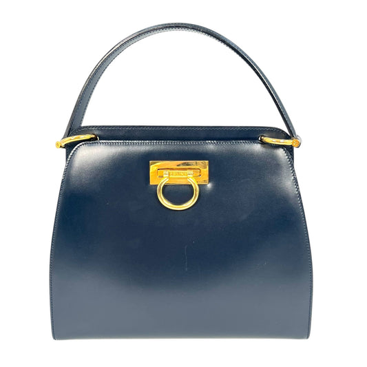 CELINE Double Face Hand Bag - Navy
