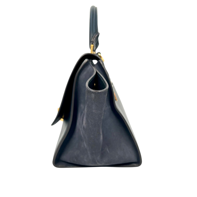 CELINE Trapeze Hand Bag - Navy Blue