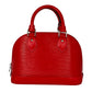 Louis Vuitton Epi Alma BB Hand Bag - Red