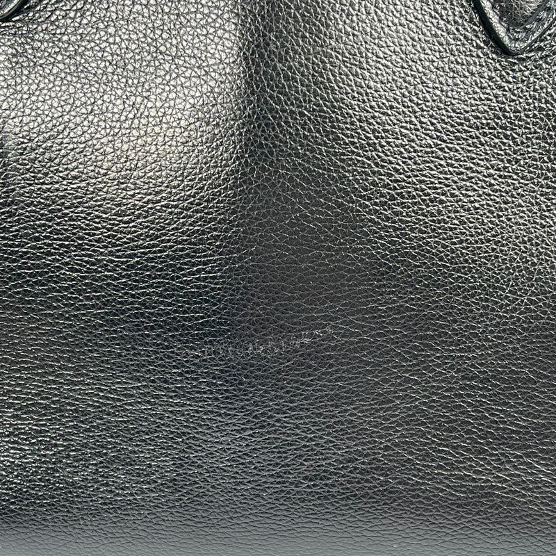 BURBERRY Leather Hand Bag - Black