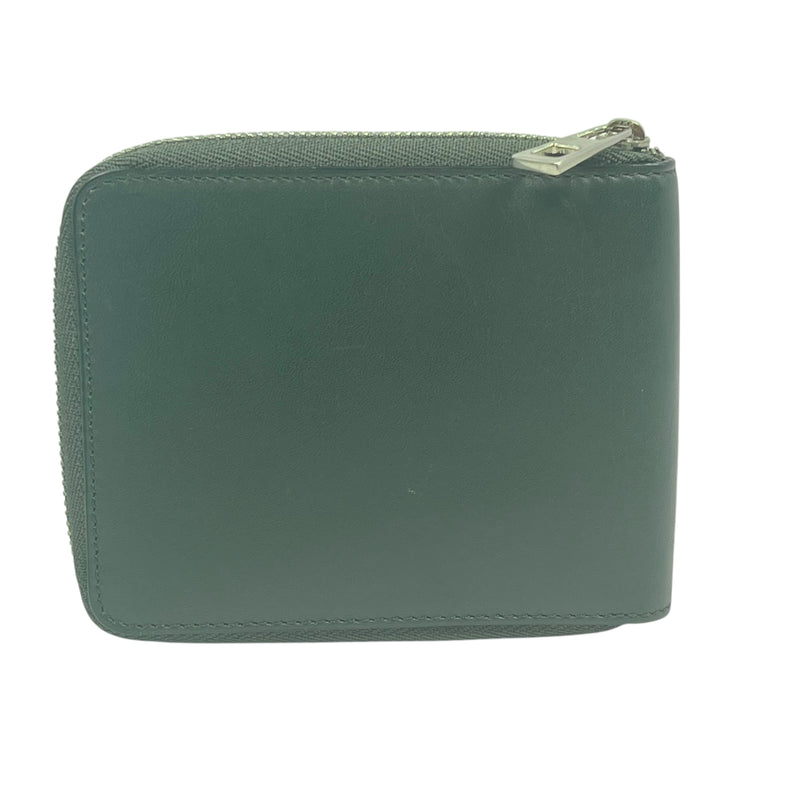 LOEWE Anagram Zip Around Bi-fold Compact Wallet - Green