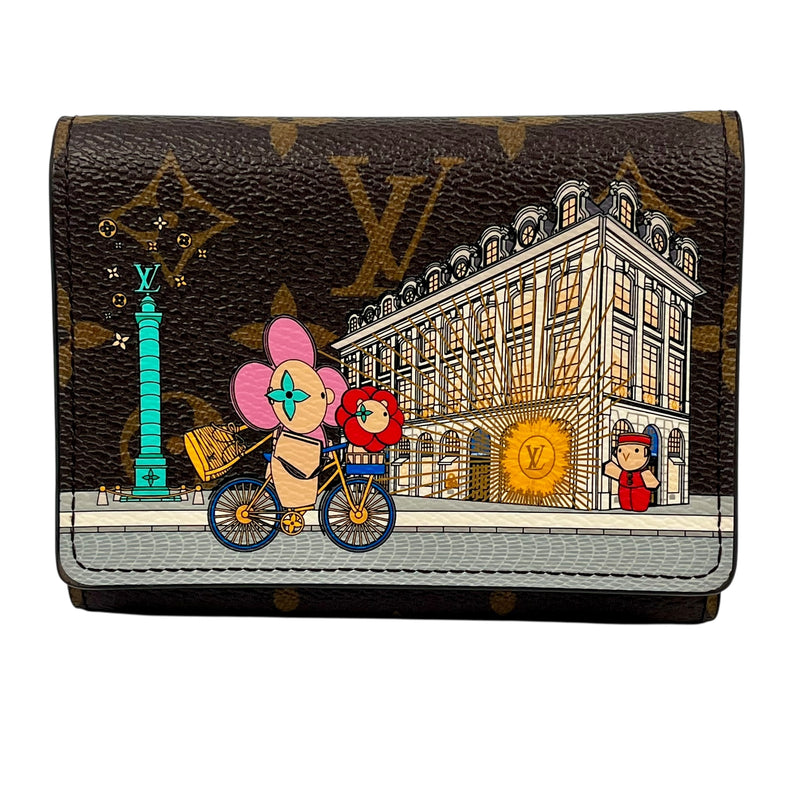 Louis Vuitton Monogram Portefeuille VIctorine Compact Wallet - Brown