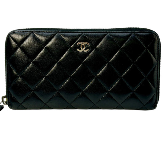CHANEL Cambon Line Long Wallet - Black