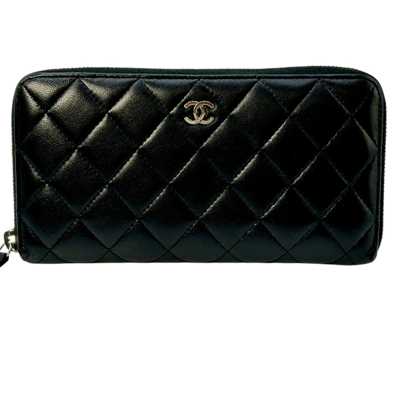 CHANEL Cambon Line Long Wallet - Black