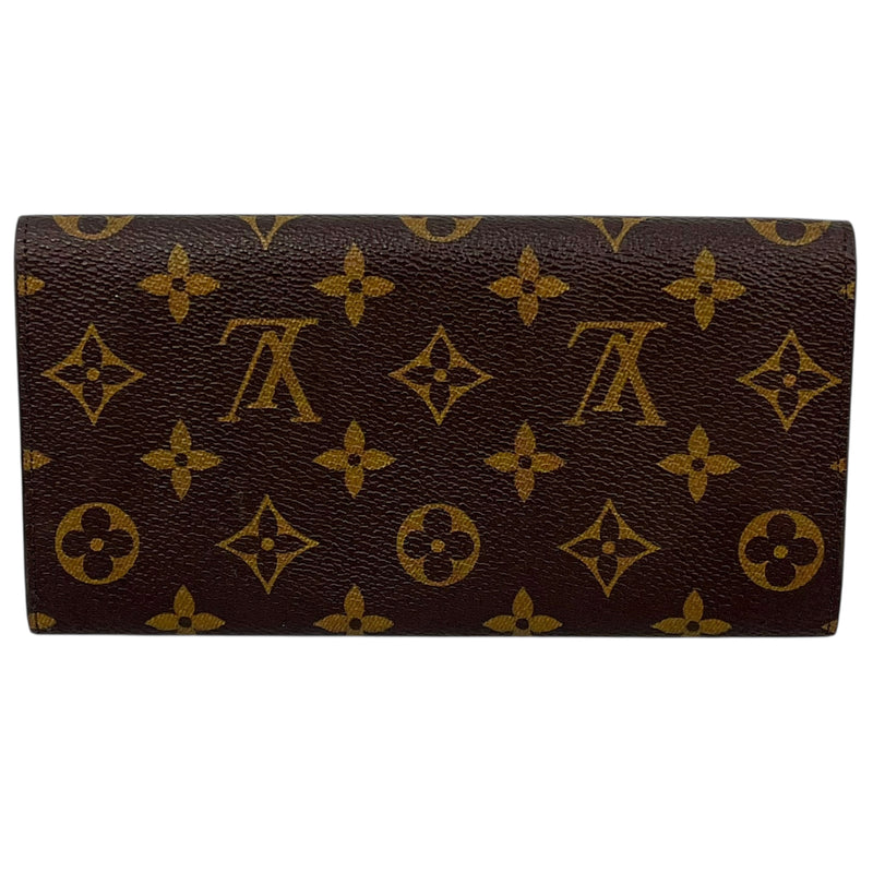 Louis Vuitton Monogram Portemonnaie Credit Bi-fold Long Wallet - Brown 31496