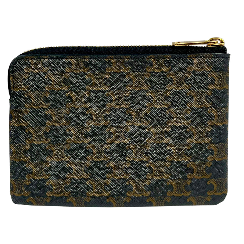 CELINE Triomphe Logo Coin Purse