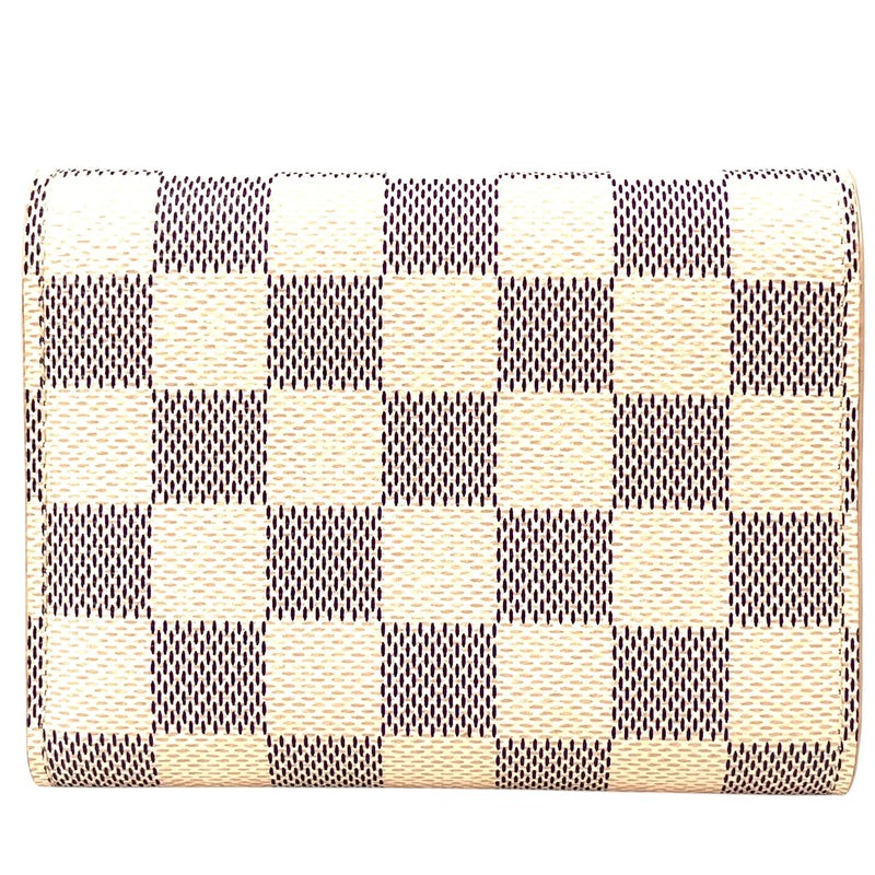 Louis Vuitton Damier Portefeuille VIctorine Compact Wallet - White
