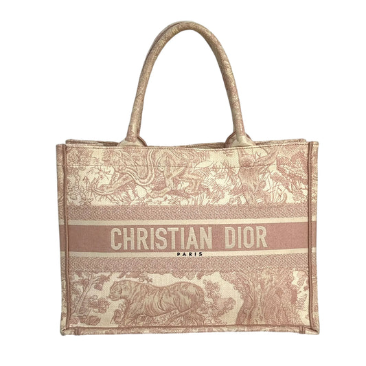 Dior Book Tote Medium Tote Bag - Pink