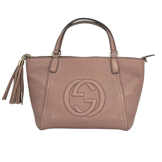 GUCCI Soho Interloking Tote Bag Shoulder Bag - Pink