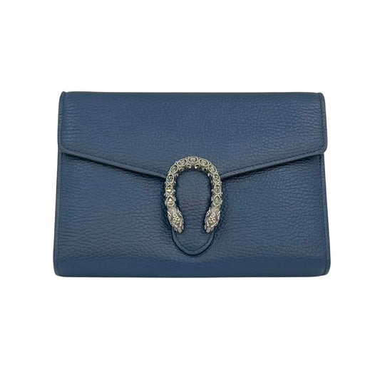 GUCCI Dionyasus Chain Shoulder Bag Chain Wallet - Blue
