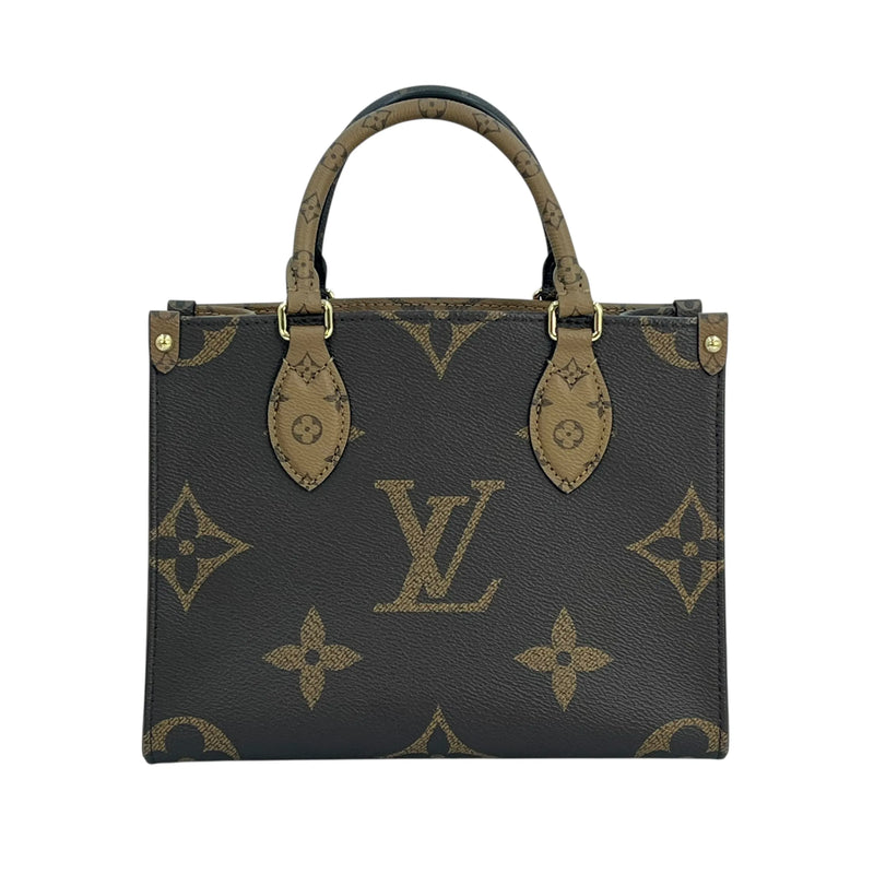Louis Vuitton On The Go PM Hand Bag Shoulder Bag - Brown