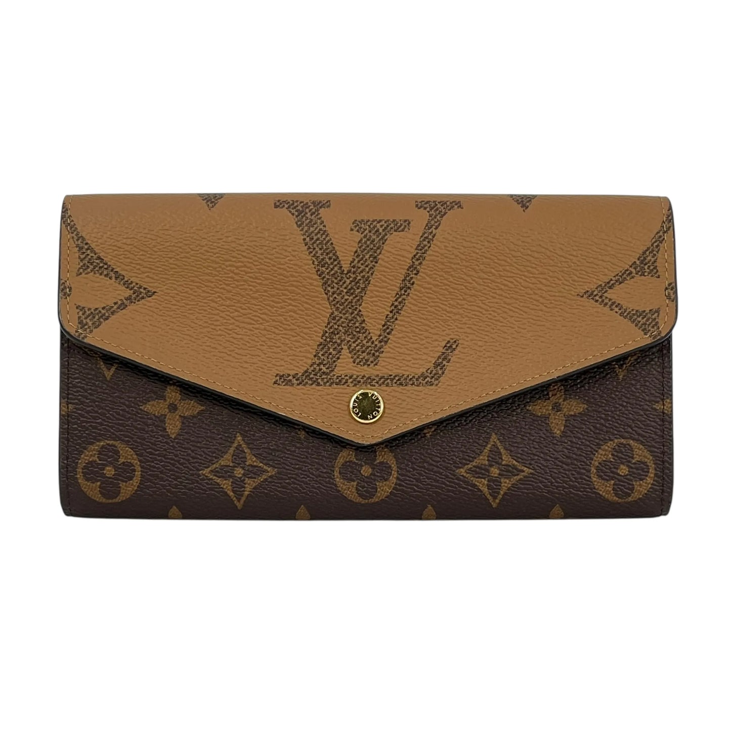 Louis Vuitton Monogram Giant Reverse Saleh Long Wallet - Brown