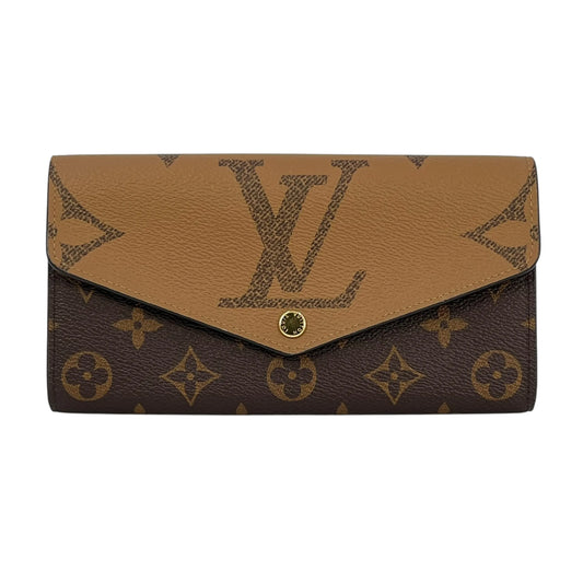Louis Vuitton Monogram Giant Reverse Saleh Long Wallet - Brown