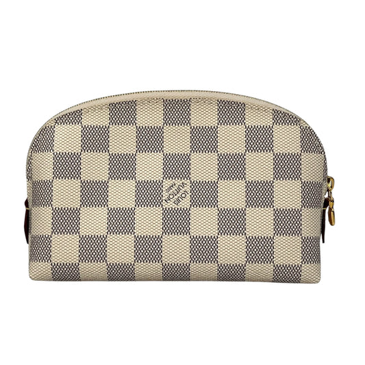 Louis Vuitton Damier Azur Pochette Cosmetic Pouch - White