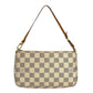 Louis Vuitton Damier Azur Pochette Accessories Pouch - White