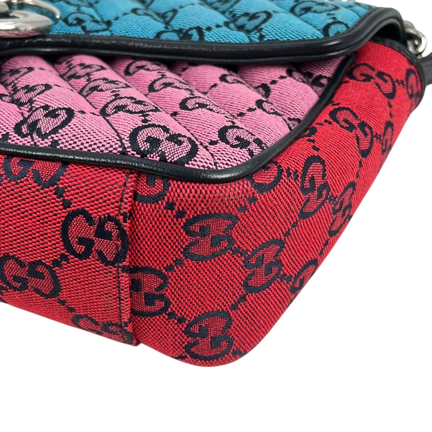 GUCCI GG Marmont Chain Shoulder Bag - Multicolor 