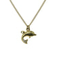 Dior Dolphin Pendant Necklace - Gold Plated