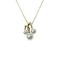 Pearl Diamond Necklace 18KYG Jewelry