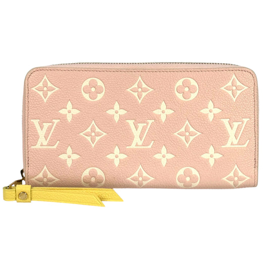 Louis Vuitton Monogram Empreinte Zippy Long Wallet - Pink