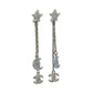 CHANEL Moon & Star CC Logo Dangle Earring 17B - Silver