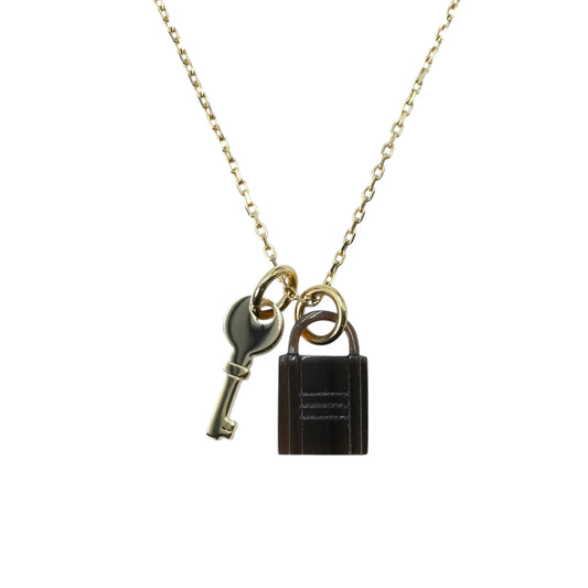 Hermès Amulettes Padlock PM Necklace - Gold Plated